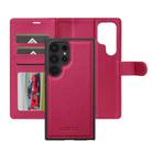 For Samsung Galaxy S25 Ultra 5G LC.IMEEKE L2 Series Detachable Magsafe PU Phone Case with Lanyard(Red) - 2
