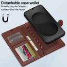 For Samsung Galaxy S25 Edge 5G LC.IMEEKE L2 Series Detachable Magsafe PU Phone Case with Lanyard(Brown) - 3