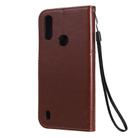 For Motorola Moto E6s (2020) Tree & Cat Embossed Pattern Horizontal Flip Leather Case with Holder & Card Slots & Wallet & Lanyard(Coffee) - 3