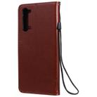 For Oppo Reno3 5G/ Find X2 Lite Tree & Cat Embossed Pattern Horizontal Flip Leather Case with Holder & Card Slots & Wallet & Lanyard(Coffee) - 2