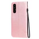 For Oppo Reno3 Pro 5G / Find X2 Neo Tree & Cat Embossed Pattern Horizontal Flip Leather Case with Holder & Card Slots & Wallet & Lanyard(Rose Gold) - 2