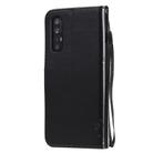 For Oppo Reno3 Pro 5G / Find X2 Neo Tree & Cat Embossed Pattern Horizontal Flip Leather Case with Holder & Card Slots & Wallet & Lanyard(Black) - 3