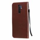 For Xiaomi Redmi 9 Tree & Cat Embossed Pattern Horizontal Flip Leather Case with Holder & Card Slots & Wallet & Lanyard(Coffee) - 3