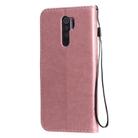 For Xiaomi Redmi 9 Tree & Cat Embossed Pattern Horizontal Flip Leather Case with Holder & Card Slots & Wallet & Lanyard(Pink) - 3