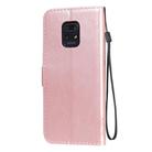 For Xiaomi Redmi 10X 5G / 10X Pro 5G Tree & Cat Embossed Pattern Horizontal Flip Leather Case with Holder & Card Slots & Wallet & Lanyard(Rose Gold) - 3