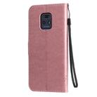 For Xiaomi Redmi 10X 5G / 10X Pro 5G Tree & Cat Embossed Pattern Horizontal Flip Leather Case with Holder & Card Slots & Wallet & Lanyard(Pink) - 3