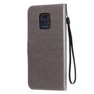 For Xiaomi Redmi 10X 5G / 10X Pro 5G Tree & Cat Embossed Pattern Horizontal Flip Leather Case with Holder & Card Slots & Wallet & Lanyard(Grey) - 3