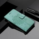For Xiaomi Mi 10 Lite / Mi 10 Lite 5G Tree & Cat Embossed Pattern Horizontal Flip Leather Case with Holder & Card Slots & Wallet & Lanyard(Green) - 1