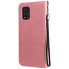 For Xiaomi Mi 10 Lite / Mi 10 Lite 5G Tree & Cat Embossed Pattern Horizontal Flip Leather Case with Holder & Card Slots & Wallet & Lanyard(Pink) - 3