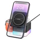 BOROFONE BQ34 15W 3 in 1 Foldable Magnetic Wireless Fast Charger(Black) - 2