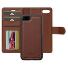 For iPhone 7 / 8 / SE 2020 2022 LC.IMEEKE L2 Series Detachable Magsafe PU Phone Case with Lanyard(Brown) - 2