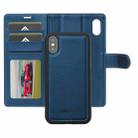 For iPhone XR LC.IMEEKE L2 Series Detachable Magsafe PU Phone Case with Lanyard(Blue) - 2