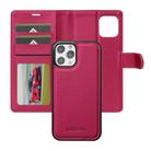 For iPhone 12 / 12 Pro LC.IMEEKE L2 Series Detachable Magsafe PU Phone Case with Lanyard(Red) - 2