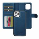 For iPhone 12 Pro Max LC.IMEEKE L2 Series Detachable Magsafe PU Phone Case with Lanyard(Blue) - 2