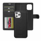 For iPhone 14 Pro Max LC.IMEEKE L2 Series Detachable Magsafe PU Phone Case with Lanyard(Black) - 2