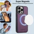 For iPhone 13 Pro Max LC.IMEEKE L2 Series Detachable Magsafe PU Phone Case with Lanyard(Purple) - 3