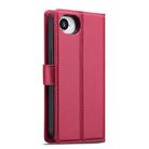 For iPhone 16e LC.IMEEKE L2 Series Detachable Magsafe PU Phone Case with Lanyard(Red) - 3