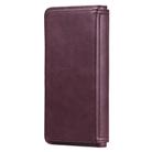 For Samsung Galaxy Note10+ Multifunctional Magnetic Copper Buckle Horizontal Flip Solid Color Leather Case with 10 Card Slots & Wallet & Holder & Photo Frame(Wine Red) - 3