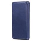 For Samsung Galaxy Note10+ Multifunctional Magnetic Copper Buckle Horizontal Flip Solid Color Leather Case with 10 Card Slots & Wallet & Holder & Photo Frame(Dark Blue) - 2
