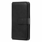 For Samsung Galaxy Note10 Multifunctional Magnetic Copper Buckle Horizontal Flip Solid Color Leather Case with 10 Card Slots & Wallet & Holder & Photo Frame(Black) - 2