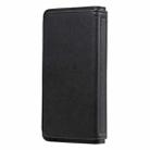 For Samsung Galaxy Note10 Multifunctional Magnetic Copper Buckle Horizontal Flip Solid Color Leather Case with 10 Card Slots & Wallet & Holder & Photo Frame(Black) - 3