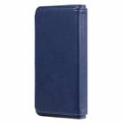 For Samsung Galaxy Note10 Multifunctional Magnetic Copper Buckle Horizontal Flip Solid Color Leather Case with 10 Card Slots & Wallet & Holder & Photo Frame(Dark Blue) - 3