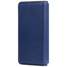 For Samsung Galaxy S9 Multifunctional Magnetic Copper Buckle Horizontal Flip Solid Color Leather Case with 10 Card Slots & Wallet & Holder & Photo Frame(Dark Blue) - 2
