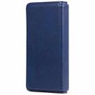 For Samsung Galaxy S10+ Multifunctional Magnetic Copper Buckle Horizontal Flip Solid Color Leather Case with 10 Card Slots & Wallet & Holder & Photo Frame(Dark Blue) - 3