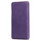 For Samsung Galaxy S10 Multifunctional Magnetic Copper Buckle Horizontal Flip Solid Color Leather Case with 10 Card Slots & Wallet & Holder & Photo Frame(Purple) - 3