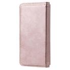 For Samsung Galaxy S10 Multifunctional Magnetic Copper Buckle Horizontal Flip Solid Color Leather Case with 10 Card Slots & Wallet & Holder & Photo Frame(Rose Gold) - 3