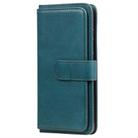 For Samsung Galaxy S20+ 5G Multifunctional Magnetic Copper Buckle Horizontal Flip Solid Color Leather Case with 10 Card Slots & Wallet & Holder & Photo Frame(Dark Green) - 2