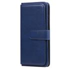 For Samsung Galaxy S20+ 5G Multifunctional Magnetic Copper Buckle Horizontal Flip Solid Color Leather Case with 10 Card Slots & Wallet & Holder & Photo Frame(Dark Blue) - 2