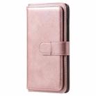 For Samsung Galaxy S20+ 5G Multifunctional Magnetic Copper Buckle Horizontal Flip Solid Color Leather Case with 10 Card Slots & Wallet & Holder & Photo Frame(Rose Gold) - 2
