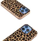 For iPhone 16 Pro Nano Plating Leopard Print Phone Case(Gold) - 3