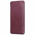 For Samsung Galaxy S20 Ultra 5G Multifunctional Magnetic Copper Buckle Horizontal Flip Solid Color Leather Case with 10 Card Slots & Wallet & Holder & Photo Frame(Wine Red) - 3