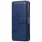 For Samsung Galaxy S20 Ultra 5G Multifunctional Magnetic Copper Buckle Horizontal Flip Solid Color Leather Case with 10 Card Slots & Wallet & Holder & Photo Frame(Dark Blue) - 2