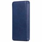 For Samsung Galaxy S20 Ultra 5G Multifunctional Magnetic Copper Buckle Horizontal Flip Solid Color Leather Case with 10 Card Slots & Wallet & Holder & Photo Frame(Dark Blue) - 3