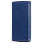 For Samsung Galaxy S20 5G Multifunctional Magnetic Copper Buckle Horizontal Flip Solid Color Leather Case with 10 Card Slots & Wallet & Holder & Photo Frame(Dark Blue) - 3