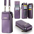 For Samsung Z Fold Series CaseMe Me50 Mini Lanyard Universal Bag(Purple) - 1