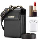 CaseMe Me50 Mini Universal Bag for Apple and Samsung Headphones + Lipstick(Black) - 1