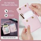 CaseMe Me50 Mini Universal Bag for Apple and Samsung Headphones + Lipstick(Pink) - 3