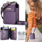 For AirPods 3 CaseMe Me50 Lanyard Mini Earphone Universal Bag(Purple) - 2