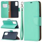 For Samsung Galaxy Note20 Litchi Texture Pure Color Horizontal Flip Leather Case with Holder & Card Slots & Wallet & Lanyard(Green) - 1