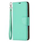For Samsung Galaxy Note20 Litchi Texture Pure Color Horizontal Flip Leather Case with Holder & Card Slots & Wallet & Lanyard(Green) - 2