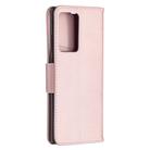 For Samsung Galaxy Note20 Ultra Litchi Texture Pure Color Horizontal Flip Leather Case with Holder & Card Slots & Wallet & Lanyard(Rose Gold) - 3