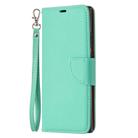 For Samsung Galaxy Note20 Ultra Litchi Texture Pure Color Horizontal Flip Leather Case with Holder & Card Slots & Wallet & Lanyard(Green) - 2