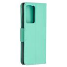 For Samsung Galaxy Note20 Ultra Litchi Texture Pure Color Horizontal Flip Leather Case with Holder & Card Slots & Wallet & Lanyard(Green) - 3