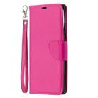 For Samsung Galaxy Note20 Ultra Litchi Texture Pure Color Horizontal Flip Leather Case with Holder & Card Slots & Wallet & Lanyard(Rose Red) - 1