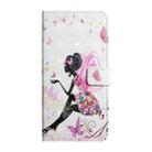 For Samsung Galaxy A16 5G Oil Embossed 3D Drawing Leather Phone Case(Flower Fairy) - 3