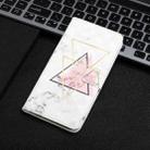 For Samsung Galaxy A16 5G Oil Embossed 3D Drawing Leather Phone Case(Triangular Marble) - 2